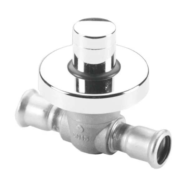 Клапан дозирующий пресс нержавейка RM Inox PRES Ø 15 мм