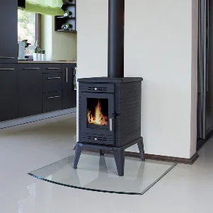 Чугунная печь-камин Kratki Koza K10 - 10,0 кВт, дымоход Ø 130 мм