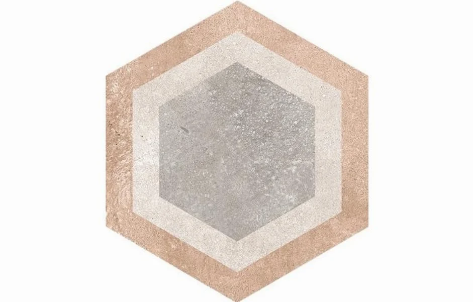 Плитка керамогранитная Hexagono Bushmills Multicolor 230х266x9 Vives
