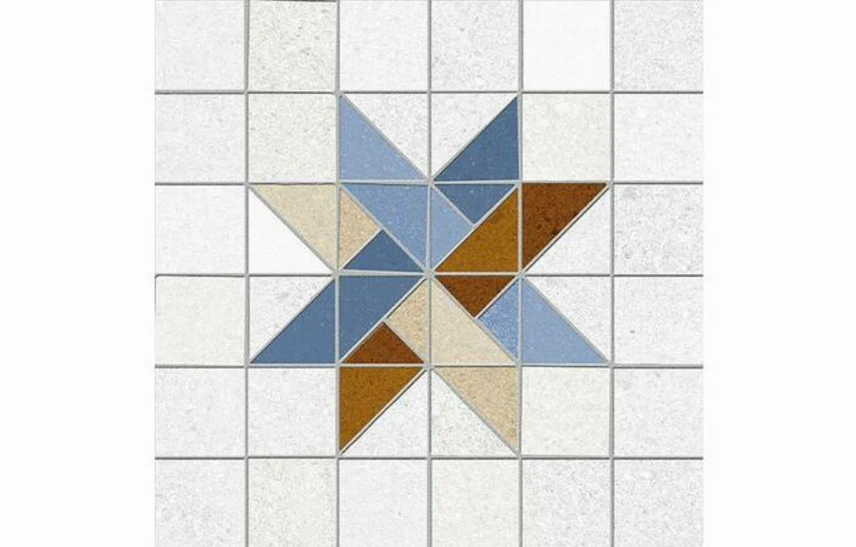 Плитка керамогранитная Seine Arcole-R Azul RECT 200x200x8 Vives