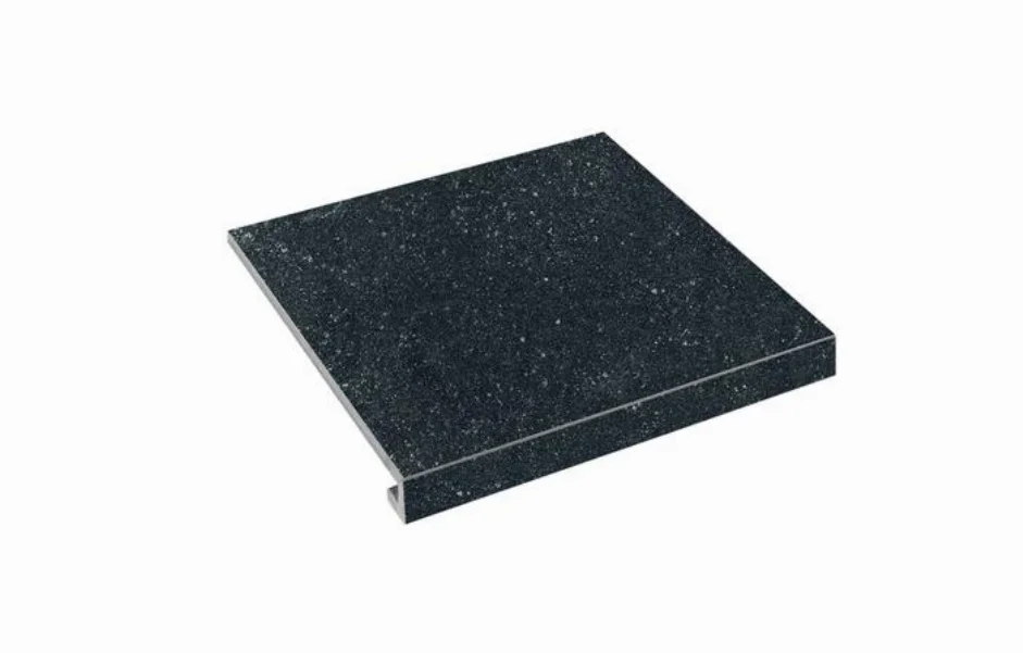 Ступінь кутова права з капі носами SZRXPZ9BRC2 CA'DI PIETRA NERO 300-35x345x9,2 Zeus Ceramica