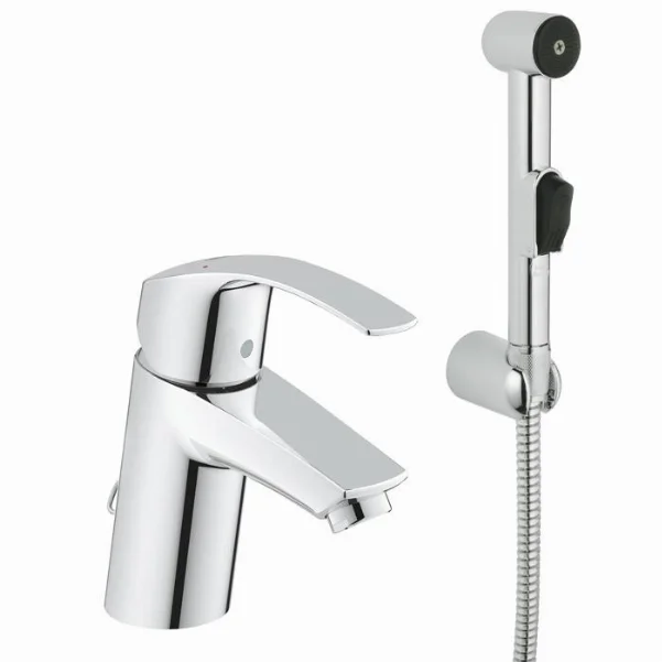 Смеситель Grohe Eurosmart 23124002 для раковины с гигиеническим душем
