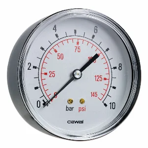 Манометр фронтальний Cewal Ø 50, 0-2.5 бар