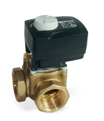 Триходовий клапан WATTS V3GB 1" ВР Kvs 12 c електроприводом Classic M60W