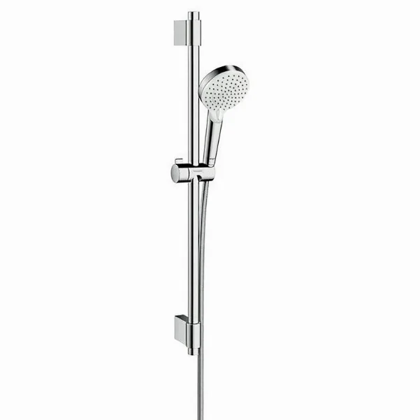 Душевой набор HANSGROHE Cromettа Vario / Unica Varia 720 мм, белый/хром