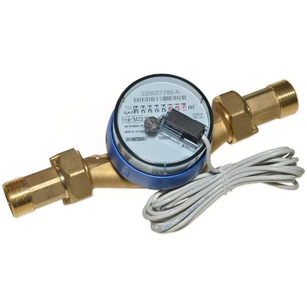 Счетчик холодной воды с импульсным датчиком BMeters GSD8-R Ø 3/4" L=130 мм
