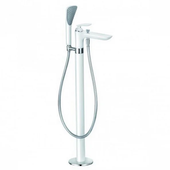 Смеситель Kludi Balance 525909175 напольный, белый