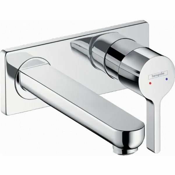 Смеситель для умывальника настенный Hansgrohe Metris S