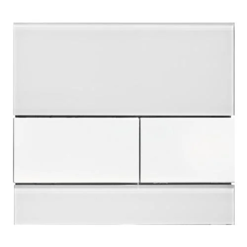 Кнопка-клавіша TECEsquare скляна біла/хром глянцевий клавіші