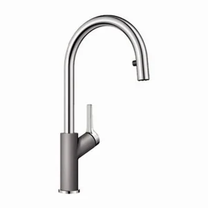 Смеситель для кухни Blanco Carena-S хром/алюметаллик
