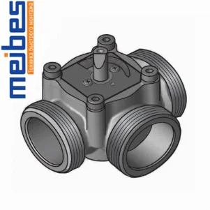 Триходовий клапан MEIBES ЕМ3-40Е-18 DN40 (1-1/2") Kvs=м3/год 18,0