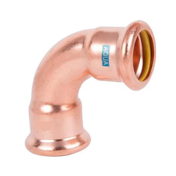 Коліно прес мідне RM Aespres Uniko (2 муфты) Ø 54/90° мм