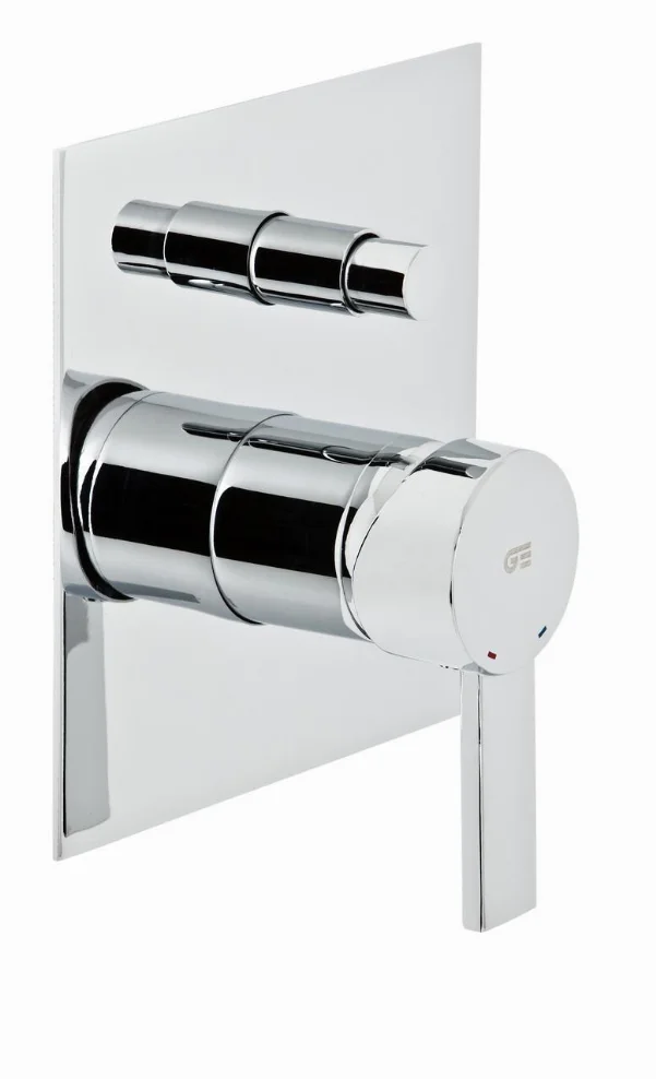 Змішувач для ванни і душа GENEBRE Tau2, вбудований, з перемикачем (65116294566)