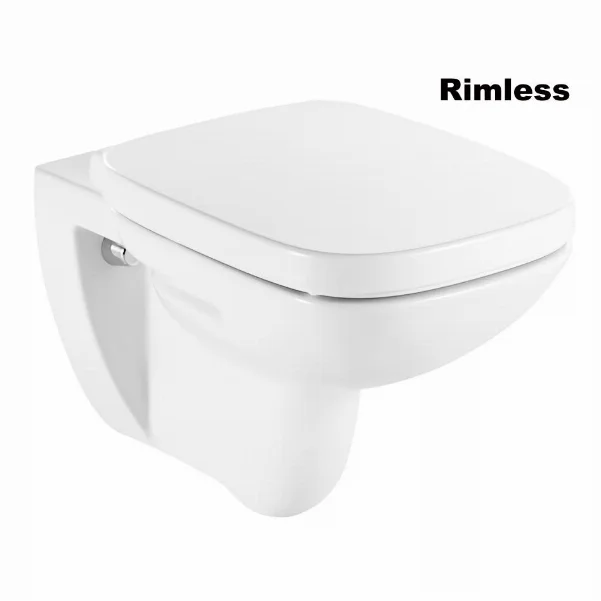 Унитаз подвесной ROCA Debba Rimless, с сидением