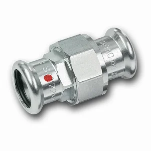 Згін прес оцинковка SANHA Therm Press Ø 28×28 мм, Ввр-Ввр (код. 24330)