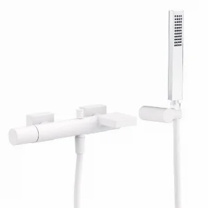 Смеситель для ванны и душа Tres Project-Tres белый матовый