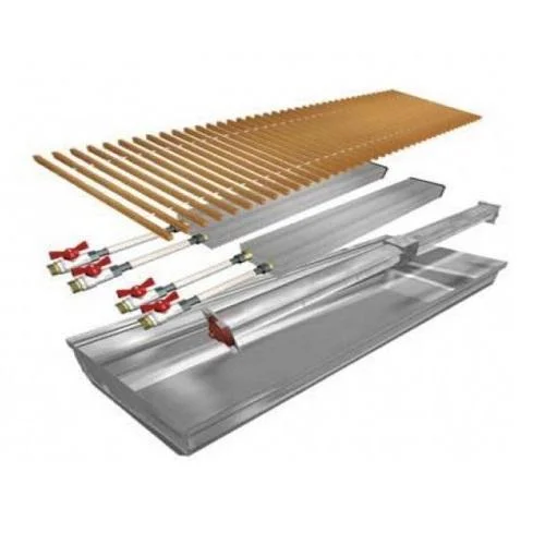 Внутрипольный конвектор Polvax KEM.380x1500x90 мм