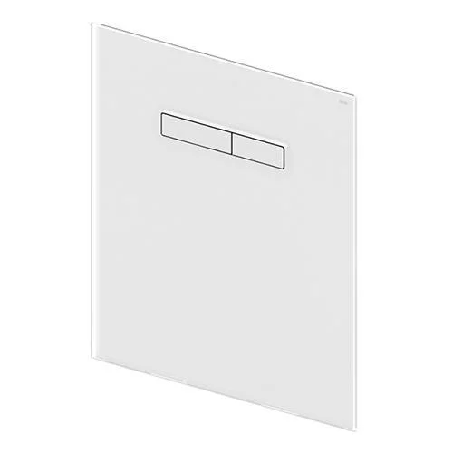 Верхня панель з кнопкою-клавіша TECE lux біле скло (сенсорне управління)