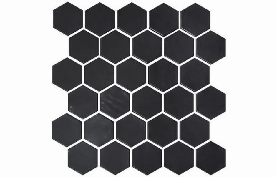 Мозаика H 6021 Hexagon Black MATT 295x295x9 Kotto Ceramica