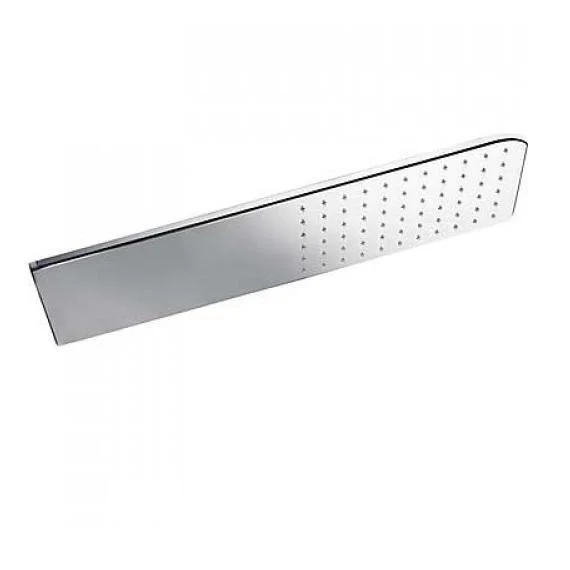 Верхній настінний душ Tres Inox 160х550 мм, 1jet, закруглені краї