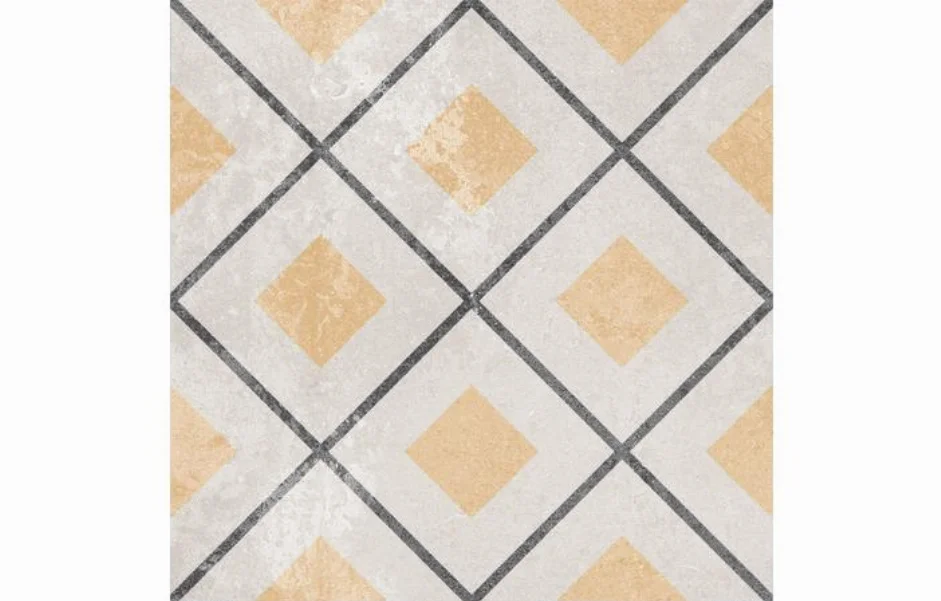Плитка керамогранитная Ethno №14 микс 186x186x8 Golden Tile