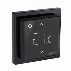 Терморегулятор DEVIreg Smart +5...+45 °С (сенсорсный чорний)