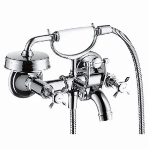 Змішувач для ванни і душа Axor Montreux, з душовим гарнітуром, хром