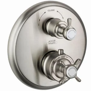 Змішувач-термостат для ванни і душа Axor Montreux Ø176 мм, нікель