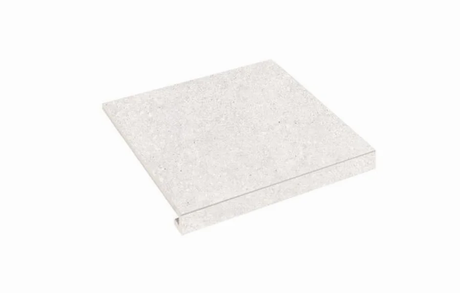 Щабель кутова права з капі носами SZRXRM1BRC2 CONCRETE Bianco 345-35x300x9,2 Zeus Ceramica