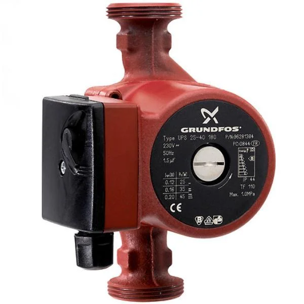 Циркуляционный насос Grundfos UPS 25-40 - 180 мм