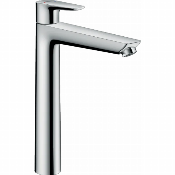 Смеситель Hansgrohe Talis E для раковины с высоким изливом и без сливного набора, хром 71717000