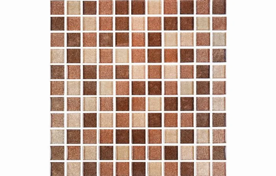 Мозаика GM 8007 C3 Brown Dark-Brown Gold-Brown Brocade 300x300x8 Kotto Ceramica