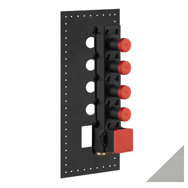 Cкрытая монтажная часть Gessi 43107.031 для термостата, хром