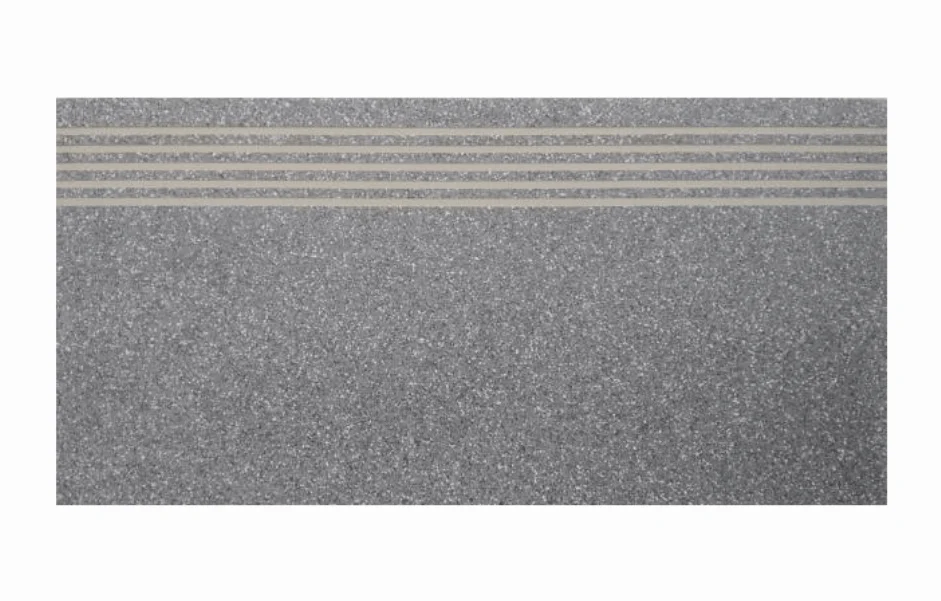Ступень прямая Milton Dark Grey Steptread 298x598x8 Cersanit