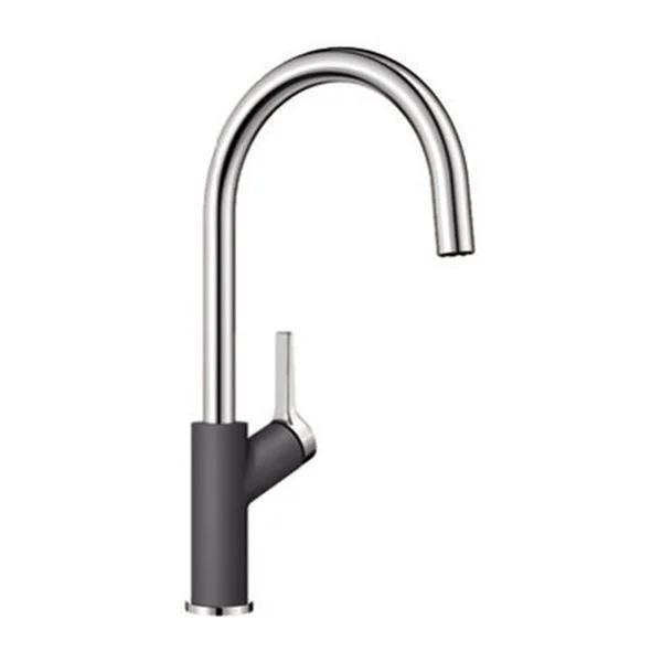 Смеситель для кухни Blanco Carena хром/темная скала