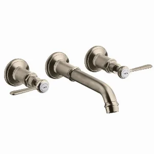 Змішувач настінний для раковини Axor Montreux двухрычажный, нікель