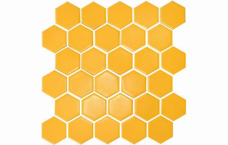 Мозаика H 6025 Hexagon Dark Yellow 295x295x9 Kotto Ceramica