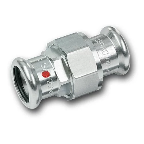 Згін прес оцинковка SANHA Therm Press Ø 15×15 мм, Ввр-Ввр (код. 24330)