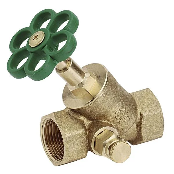 Вентиль V-подібний Bonomi PN16 Ø 3/4" зі спускником води та повітря