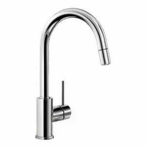 Смеситель для кухни Blanco Mida-S с выдвижным изливом, цвет: хром