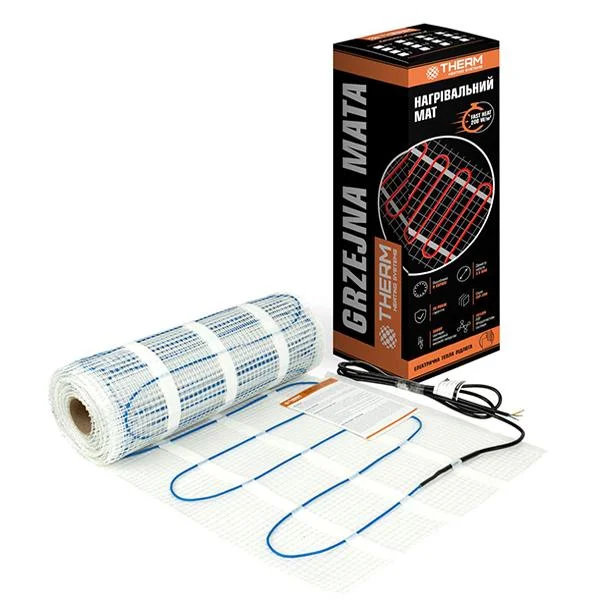 Мат нагрівальний Therm FEP - 200 Вт/м2, S=0,5 м2