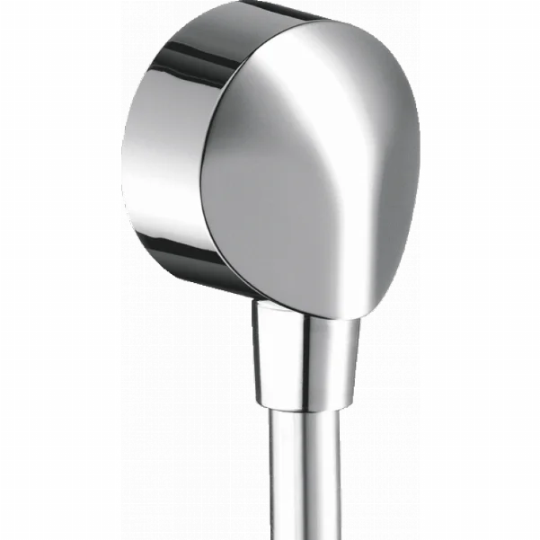 Шлангове під'єднування Hansgrohe Fixfit E без клапана зворотного струму води, хром 27454000