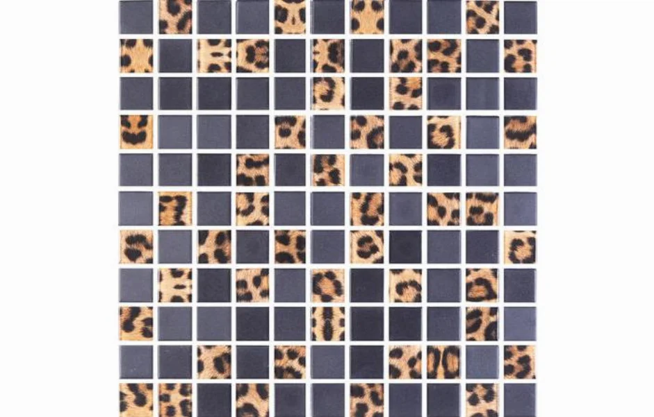 Мозаика GMP 0825043 С2 Print 41-Black MATT 300x300x8 Kotto Ceramica