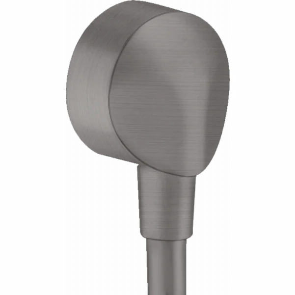 Шланговое подсоединение Hansgrohe Fixfit E без клапана обратного тока воды, черный матовый хром 27454340