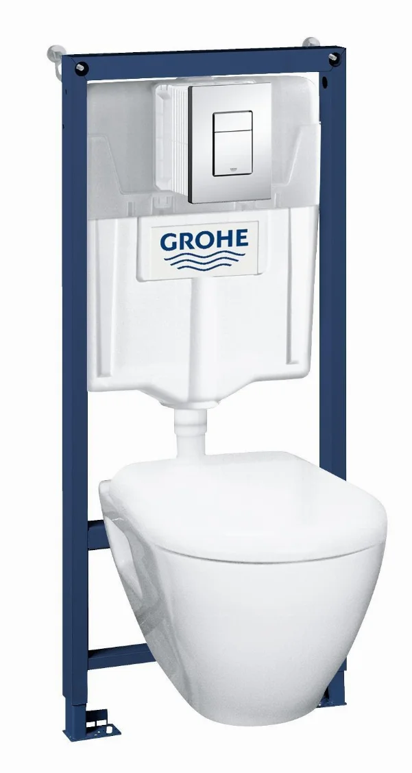 Комплект инсталляции GROHE Solido Perfect Набор 4 в 1, унитаз с сидением Soft-close