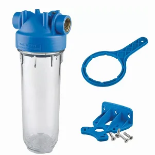 Фильтр магистральный Atlas Filtri 10" DP Mono Ø 3/4" OT (TS прозрачный корпус) KIT