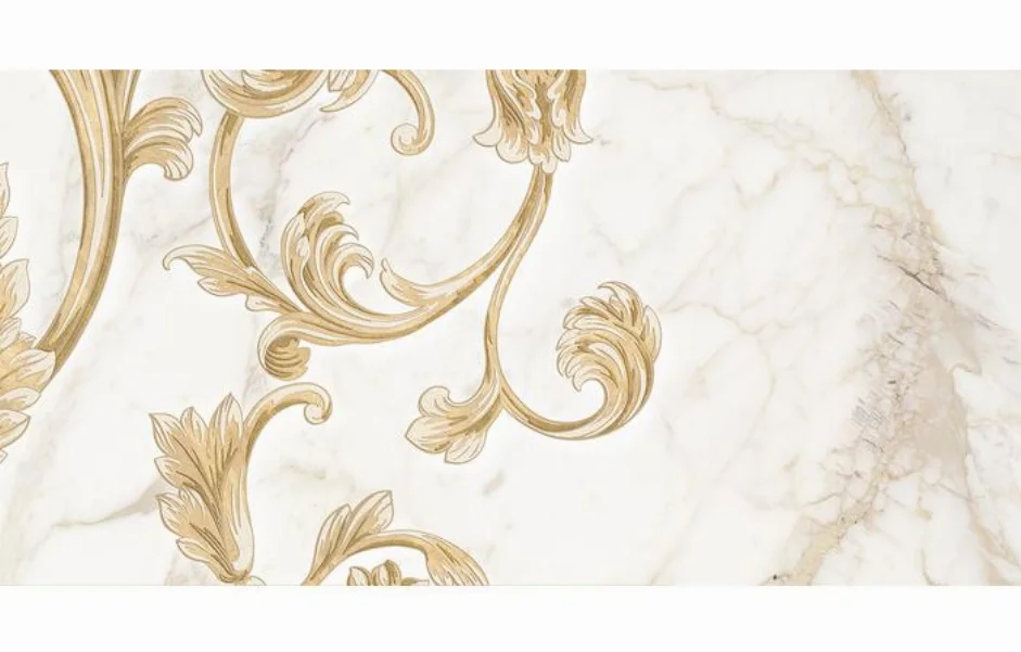 Декор Saint Laurent Decor №4 Белый 300x600x9 Golden Tile