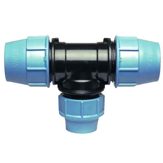 Тройник редукционный Unidelta 1013 PN16 PP-B Ø 50×40×50 мм