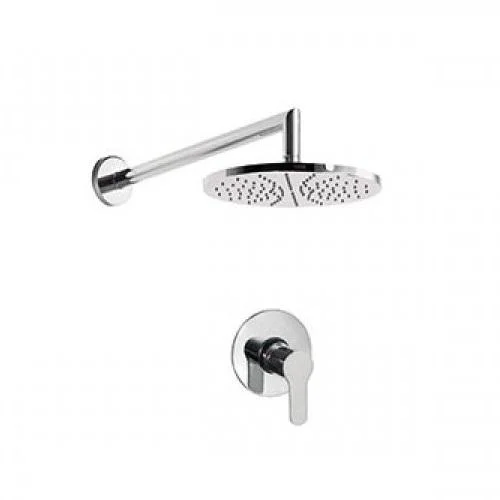 Верхній настінний душ Tres BM-Tres Ø 225 мм + змішувач