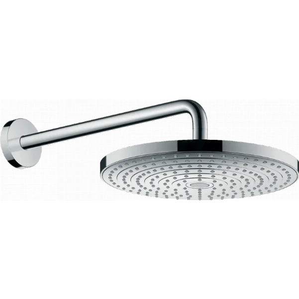 Верхний душ Hansgrohe Raindance Select S 300 2jet с держателем 390 мм, хром 27378000